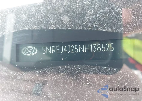 2022 Hyundai Sonata Sel Plus z USA, uszkodzony, nr VIN 5NPEJ4J25NH138525